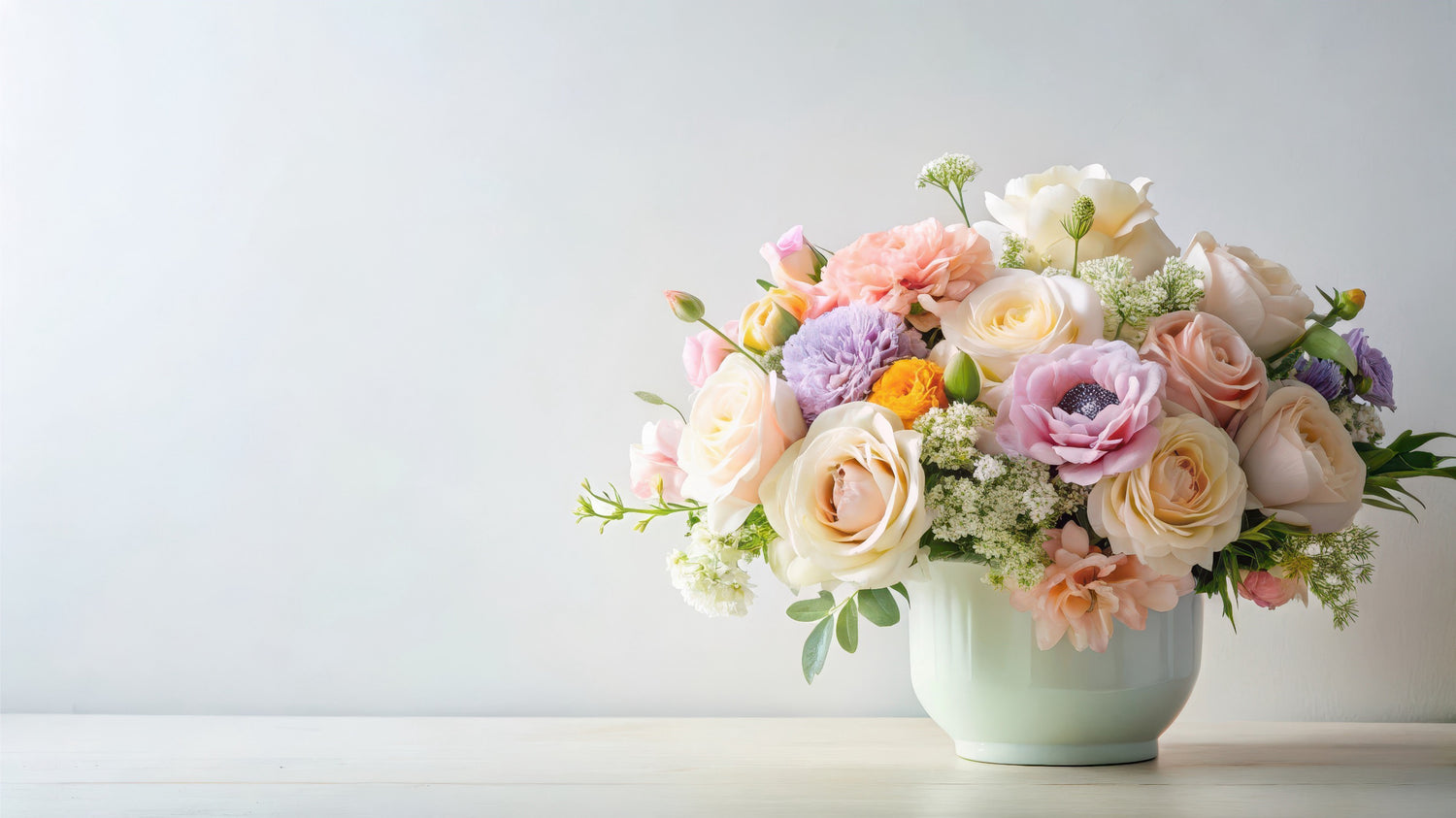ペールトーンのエレガントアレンジ